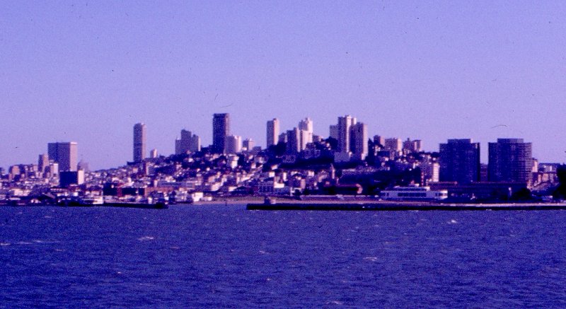 San Francisco Skyline in 1966