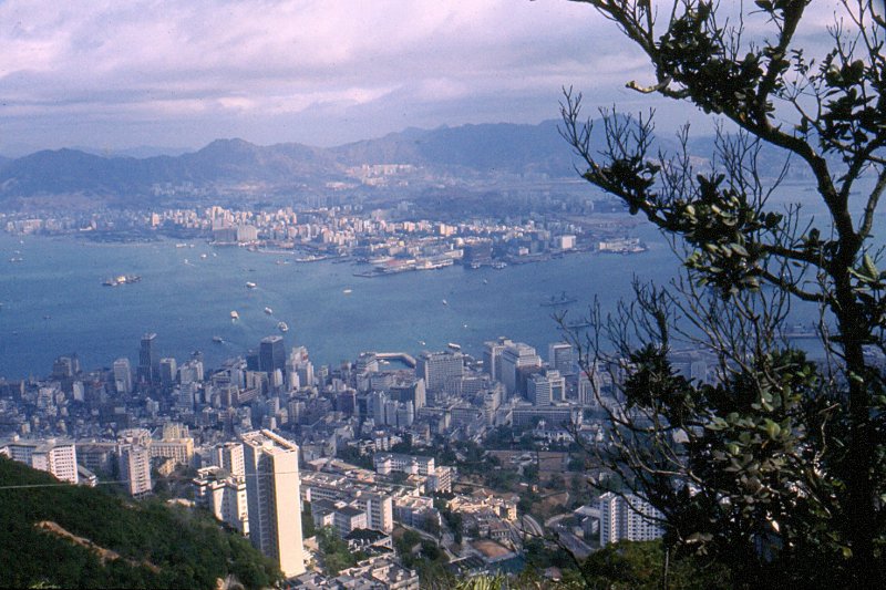 Hong Kong Harbor from Victoria Peak