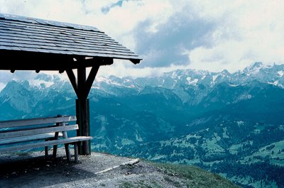 Somewhere above Garmisch-Partenkirchen, Germany (1970)