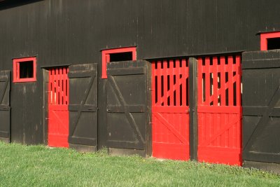 The barn door ...