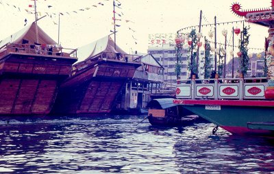 Sea-going Junks and Tai Pak Floating Restaurant