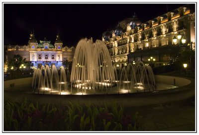 Casino Fountain  and Hotel de Paris