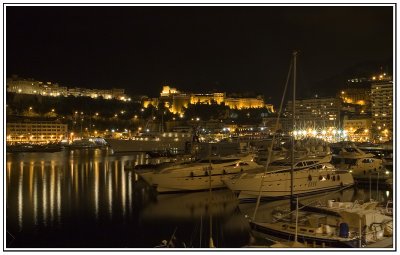 Harbour at night