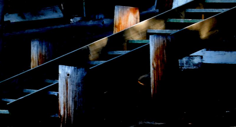 Behind the beach...