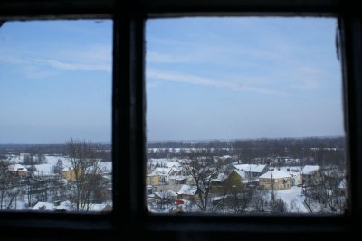 from the tower