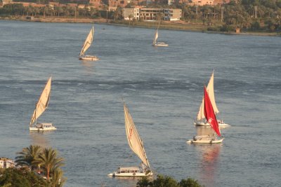 K. Boats on the Nile.JPG