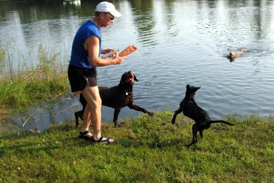 pond play