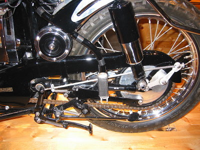 Velocette rear end