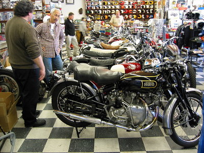 Todd and Yoshi on the showroom floor