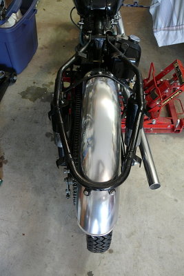 Alloy fender mounted