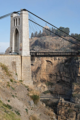 Le pont suspendu  de Sidi M'Cid