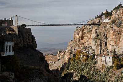 Le pont suspendu  de Sidi M'Cid