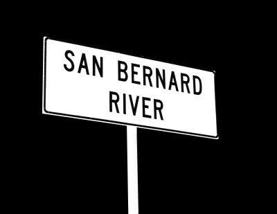 San Bernard River Sign
