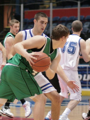Seton Catholic Central High School's Varsity Basketball Team versus Horseheads in the STAC Tournament