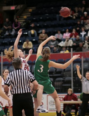 Seton Catholic Central's Girls Varsity Basketball Team versus Binghamton High School in the STAC Tournament