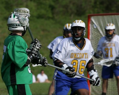 Seton Catholic Central's Boys Lacrosse Team versus Oneonta High School