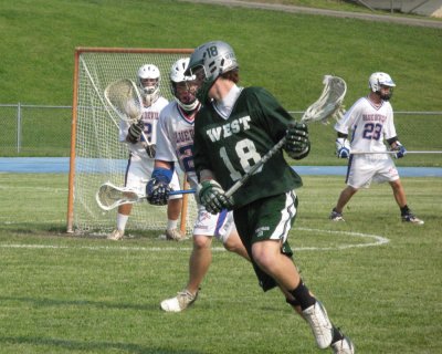 Corning West versus Chenango Forks in the Lacrosse Playoffs