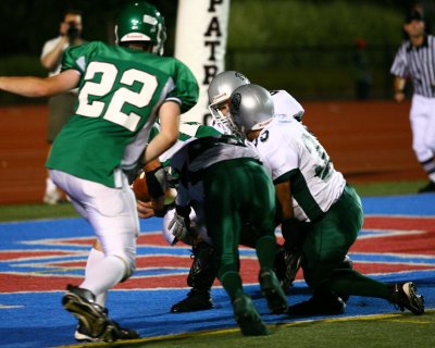 .....for Seton's third touchdown late in the 4th quarter