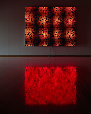 Digital numbers installation