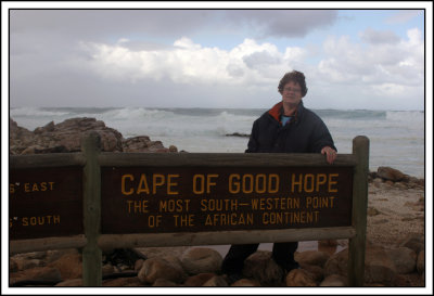 Maritza bij Kaap de goede hoop.