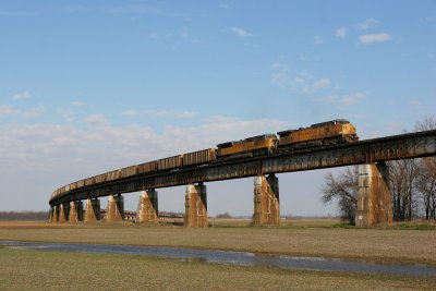 UP 7009 CSX V249 Rahm IN