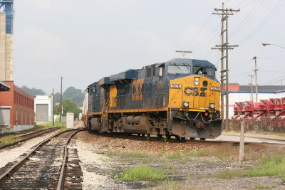 CSX 5378 Q124 Evansville IN 28 July 2007
