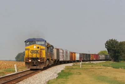 CSX 7818 Sadlersville TN 01 Sept 2007