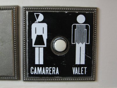 Camarera / Valet Button