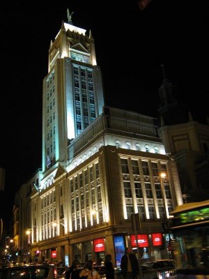 Nighttime Building