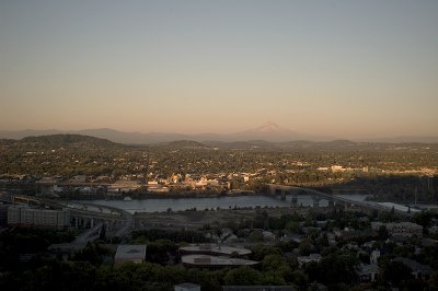 Portland and Mt. Hood