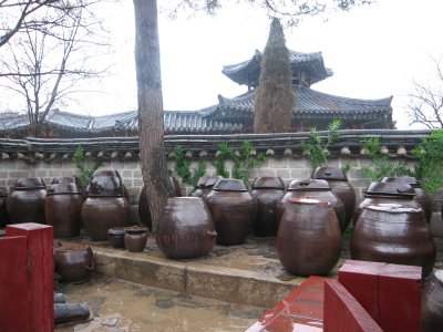 Pots for Kimchee and Soybean