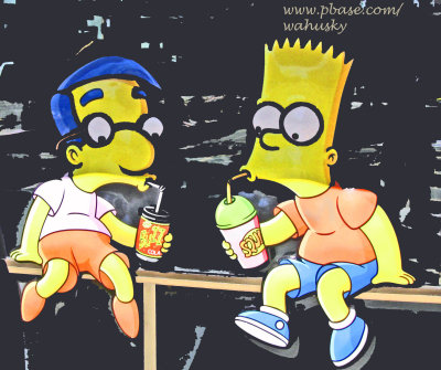 Milhouse & Bart
