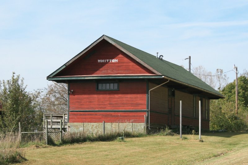 Chicago, Burlington & Quincy Depot, Whitton, Illinois.JPG