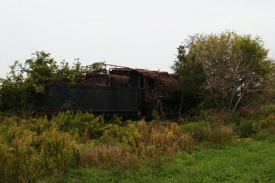 Steam locomotives stored at Galt Elevator.JPG