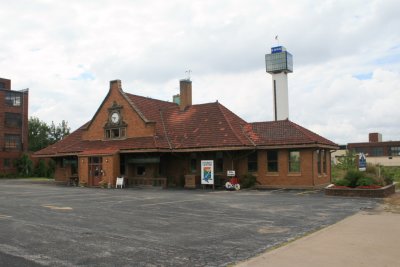 Davenport, Rock Island and Northwestern Depot at Moline Illinois