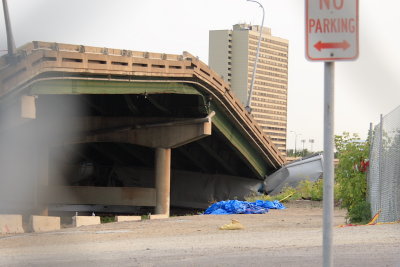 I-35W Mississippi River bridge, Fallen