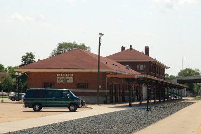 The Chicago, Milwaukee, St Paul & Pacific Depot at LaCrosse, Wisconsin