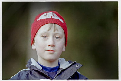 Espen's boy in the the Christmas Forest