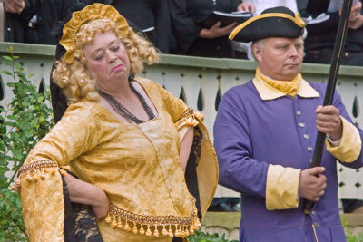 Maid Halden in the mini-opera Jomfru Halden og Kong Karl