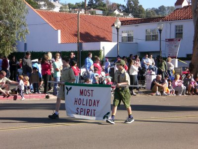 Most Holiday Spirit: La Mesa Girl Scouts Troops 6616 and 6176