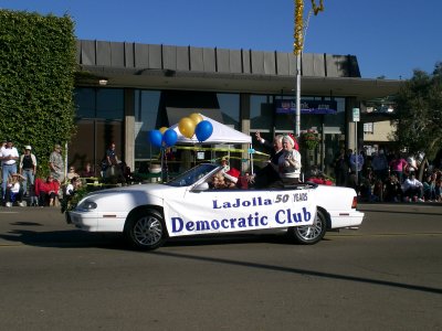 La Jolla Democratic Club (they look confused because they were introduced as The Oldest Living La Jollan)