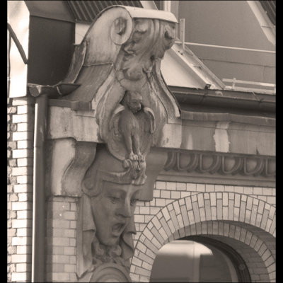 architectural detail in Oslo