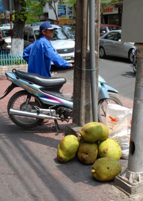 Jackfruits for sales, Saigon