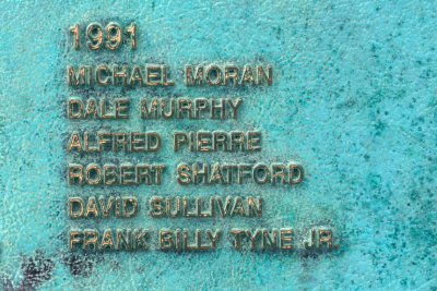 Plaque with Names from Perfect Storm