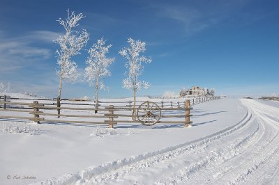 Fresh Snow at the Ranch House