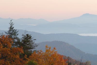 Sunrise  on the Blue Ridge Parkway