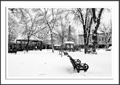 The Plaza, downtown Santa Fe