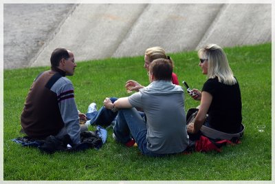 Picnicing Sacre Cour