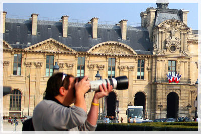 Me Shooting the Louvre