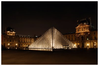 Louvre at  Night